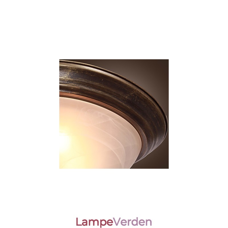 Antik inspireret Flush Mount med 2 lys