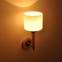 Glas væglampe Funktion til Mini Style Ambient Light Wall Sconces Wall Light
