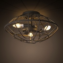 Retro Mini Style Maleri Metal Flush Mount