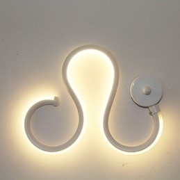 Moderne Minimalistisk Lampe Aluminiumslampe Soveværelse Sengelampe Dekoration Designere formet korridorbelysning Kreativ stuelamper