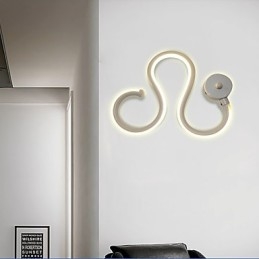 Moderne Minimalistisk Lampe Aluminiumslampe Soveværelse Sengelampe Dekoration Designere formet korridorbelysning Kreativ stuelamper