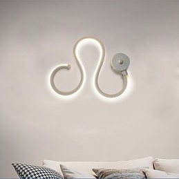 Moderne Minimalistisk Lampe Aluminiumslampe Soveværelse Sengelampe Dekoration Designere formet korridorbelysning Kreativ stuelamper