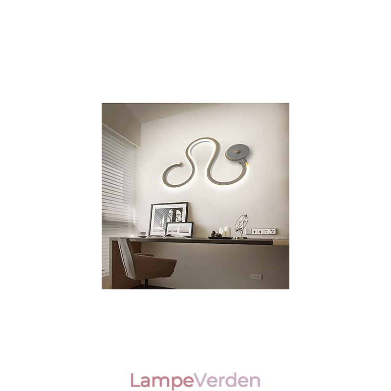 Moderne Minimalistisk Lampe Aluminiumslampe Soveværelse Sengelampe Dekoration Designere formet korridorbelysning Kreativ stuelamper