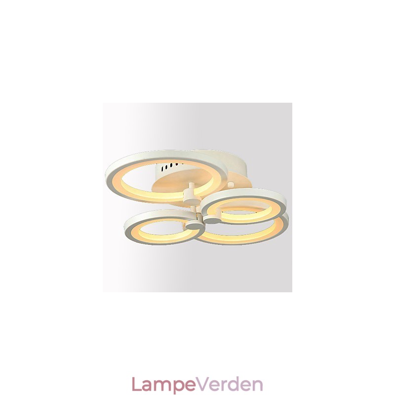 42W Flush Mount moderne moderne maleri metal
