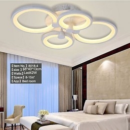 42W Flush Mount moderne moderne maleri metal