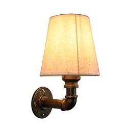 Rustik Lodge Messing Funktion til Ambient Light Wall Sconces Wall Light