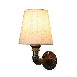 Rustik Lodge Messing Funktion til Ambient Light Wall Sconces Wall Light