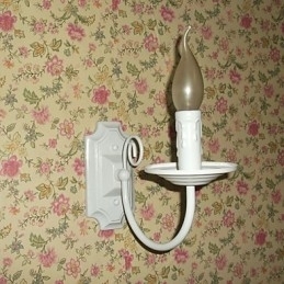 Enkel moderne væglampe stearinlys Enkelthovedlampe Korridor Sengelampe