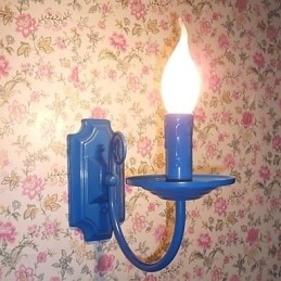 Enkel moderne væglampe stearinlys Enkelthovedlampe Korridor Sengelampe