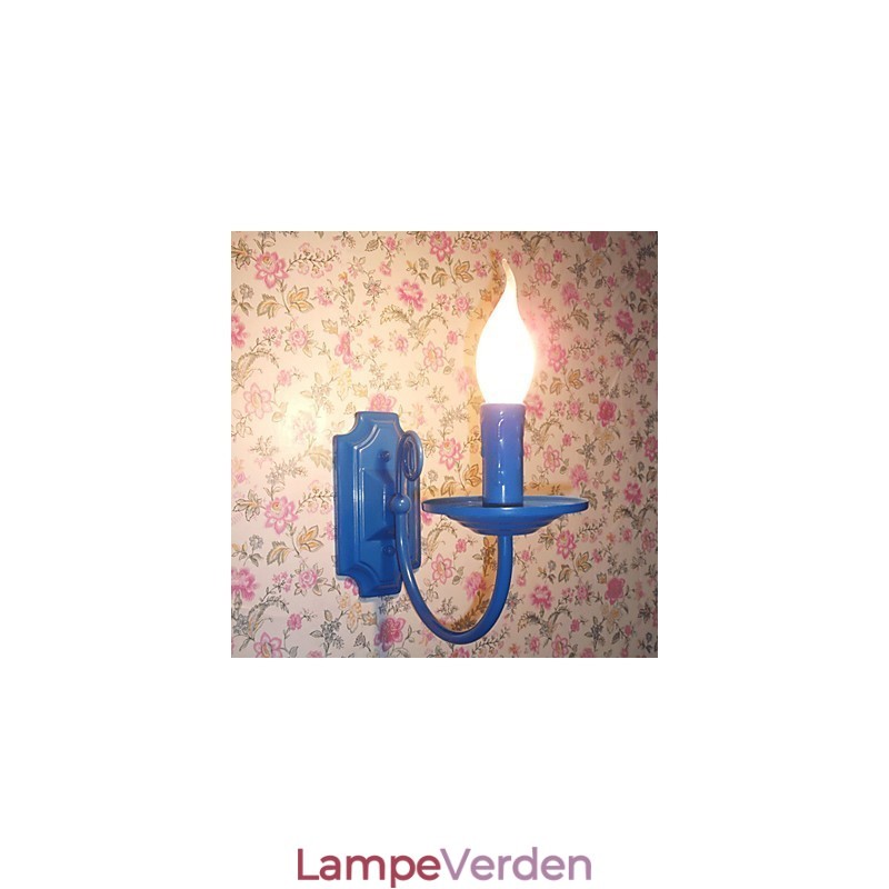 Enkel moderne væglampe stearinlys Enkelthovedlampe Korridor Sengelampe