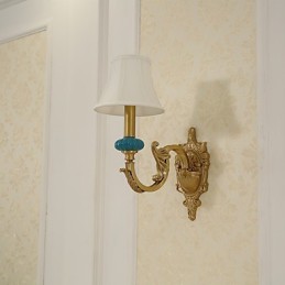 Enkel Country Traditionel Klassisk Messing Funktion til Mini Style Uplight Væglamper Væglampe