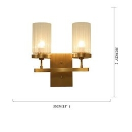 Traditionel klassisk country messing funktion til Mini Style Uplight Wall Sconces Wall Light