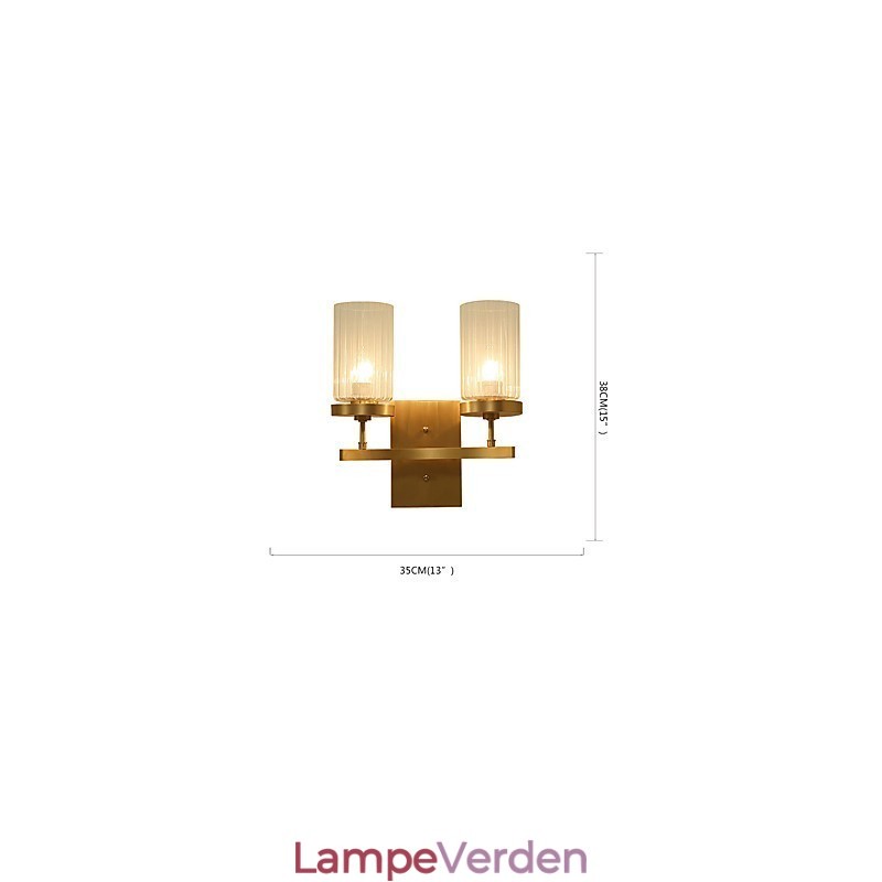 Traditionel klassisk country messing funktion til Mini Style Uplight Wall Sconces Wall Light