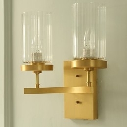 Traditionel klassisk country messing funktion til Mini Style Uplight Wall Sconces Wall Light