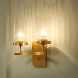 Traditionel klassisk country messing funktion til Mini Style Uplight Wall Sconces Wall Light