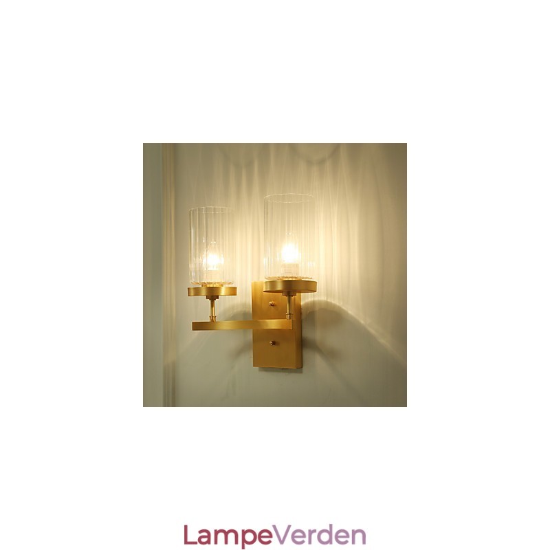 Traditionel klassisk country messing funktion til Mini Style Uplight Wall Sconces Wall Light