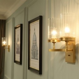 Traditionel klassisk country messing funktion til Mini Style Uplight Wall Sconces Wall Light