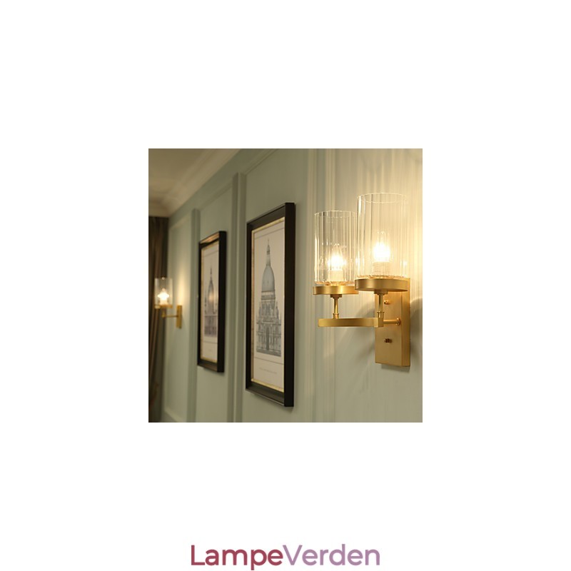 Traditionel klassisk country messing funktion til Mini Style Uplight Wall Sconces Wall Light