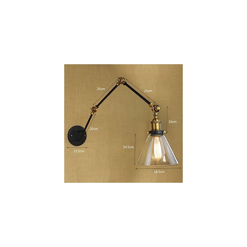 Enkel Vintage Country Retro Malerifunktion til Swing Arm Øjenbeskyttelse Ambient Light