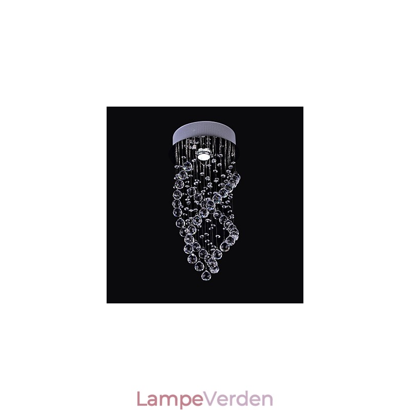 Moderne moderne krystal krom krystal indbygningsmontering