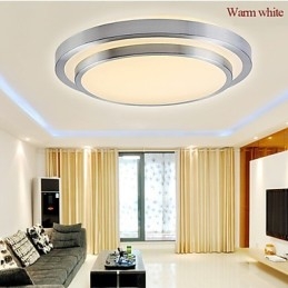 Flush Mount Lights Lys Runde Enkel Moderne Diameter 29CM