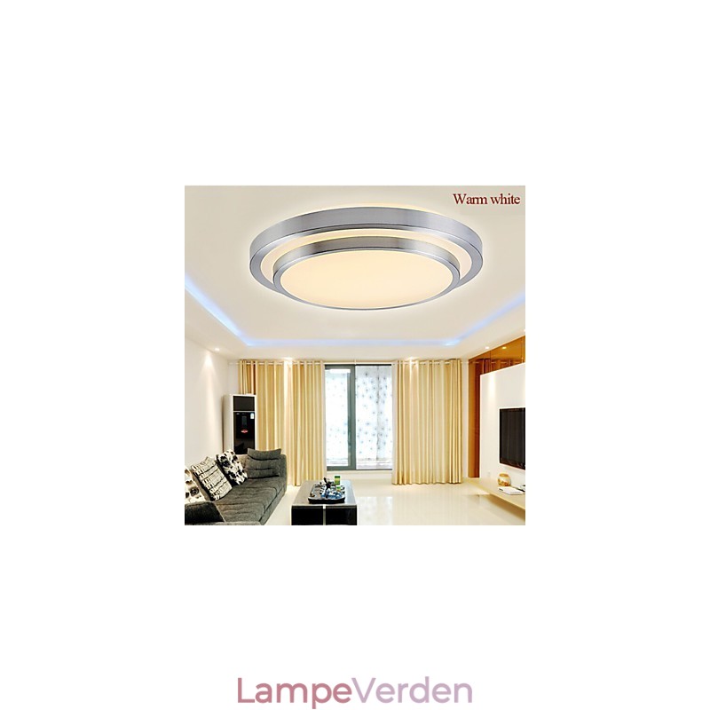 Flush Mount Lights Lys Runde Enkel Moderne Diameter 29CM