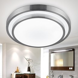 Flush Mount Lights Lys Runde Enkel Moderne Diameter 29CM