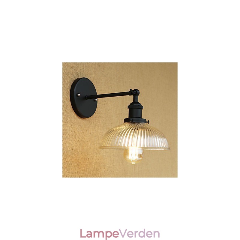 Country Retro Painting Feature til Mini Style Øjenbeskyttelse Ambient Light Wall Sconces