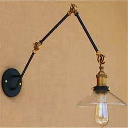 Rustik Lodge Country Chrome-funktion til svingarm omgivende lys svingarmslys