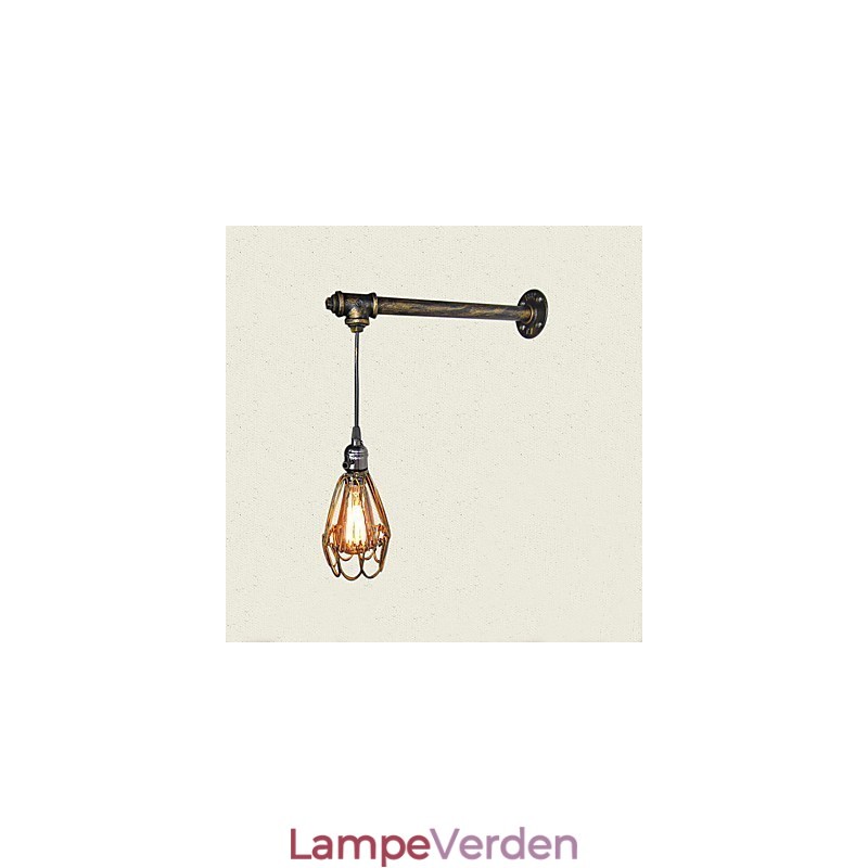 Loft vintage væglamper med kontakt Industriel Edison Fashion Simplicity Væglampe Metal Base Cap