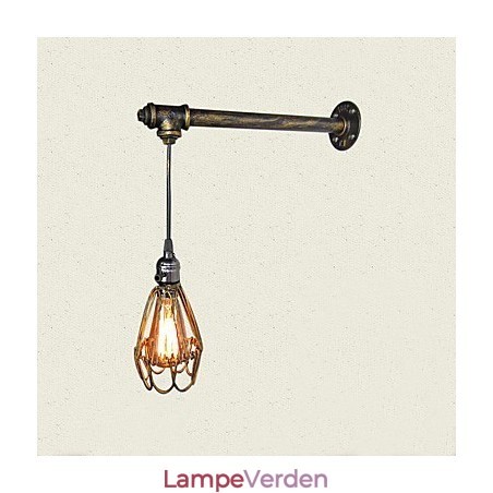 Loft vintage væglamper med kontakt Industriel Edison Fashion Simplicity Væglampe Metal Base Cap