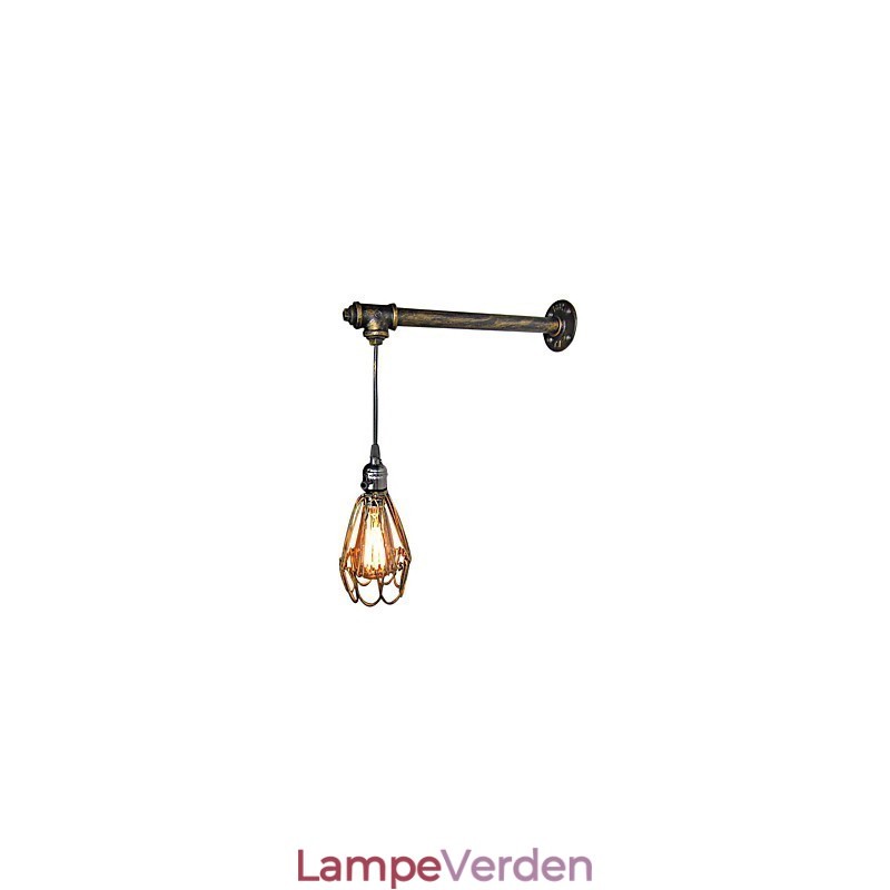 Loft vintage væglamper med kontakt Industriel Edison Fashion Simplicity Væglampe Metal Base Cap