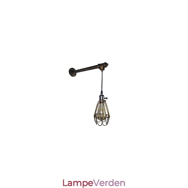 Loft vintage væglamper med kontakt Industriel Edison Fashion Simplicity Væglampe Metal Base Cap