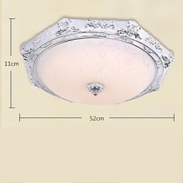Moderne moderne metal flush Mount