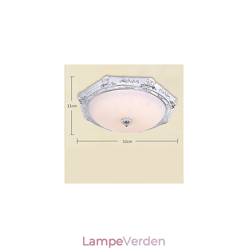 Moderne moderne metal flush Mount