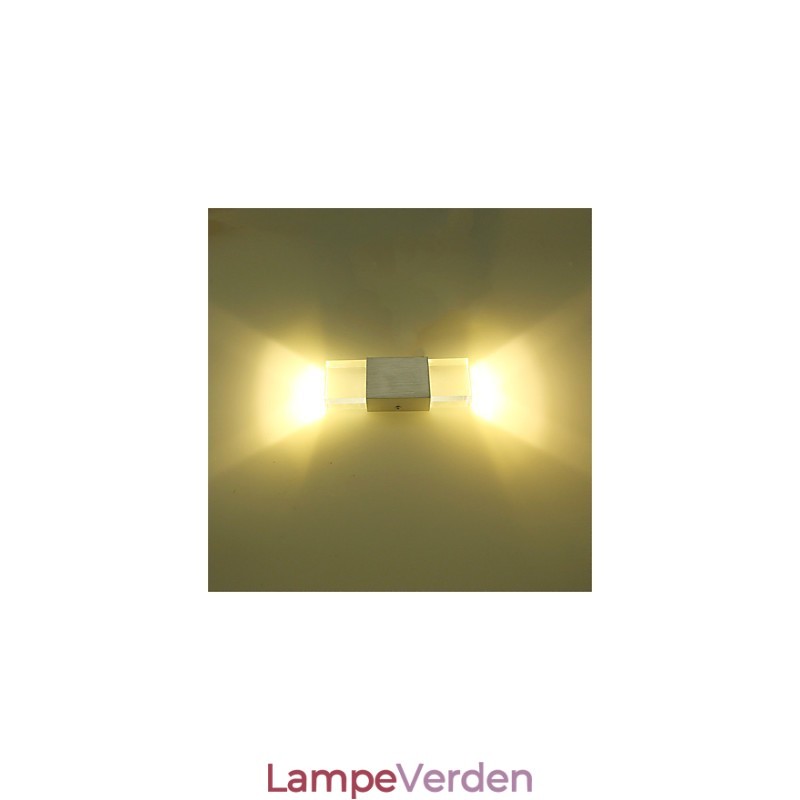 6 fluorescerende rørfatning Moderne moderne skinnende funktion til omgivende lys Væglamper Væglampe