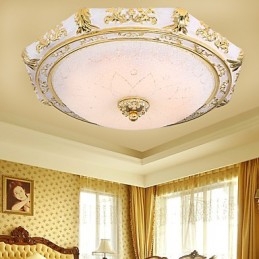 Moderne moderne metal flush Mount
