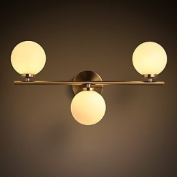 Glasvæglampe Moderne moderne bronzefunktion til Mini Style Uplight væglamper Væglampe