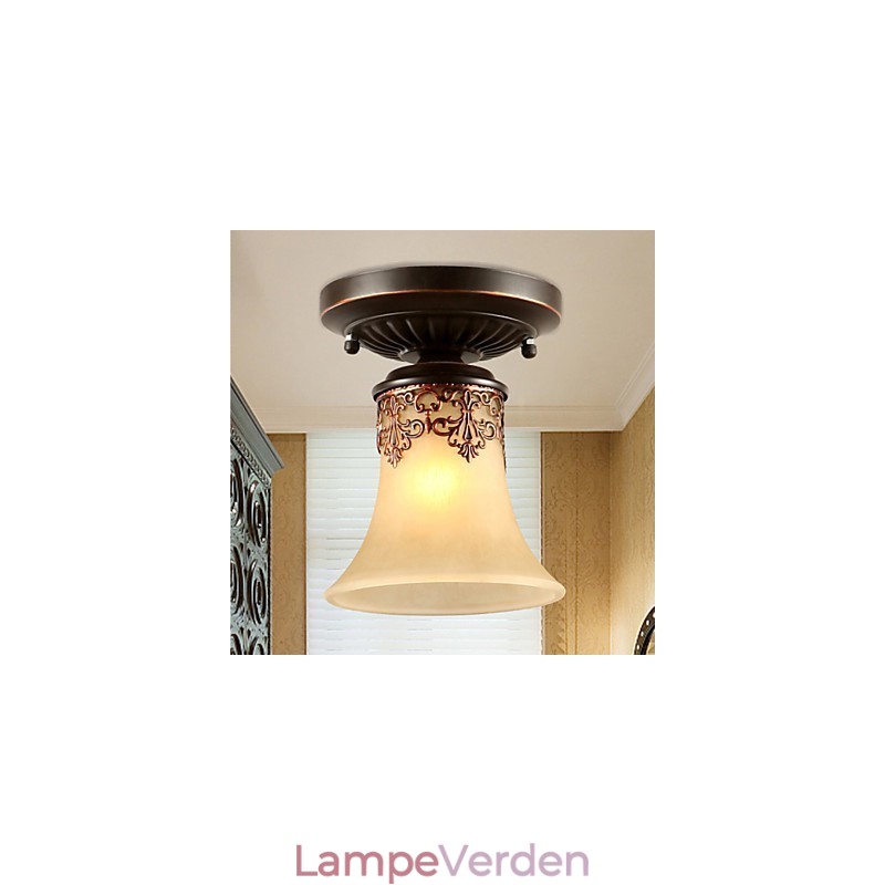 Vintage Country Island Maleri Metal Flush Mount