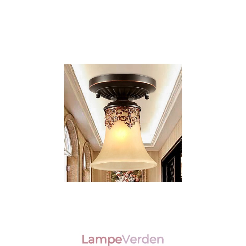 Vintage Country Island Maleri Metal Flush Mount