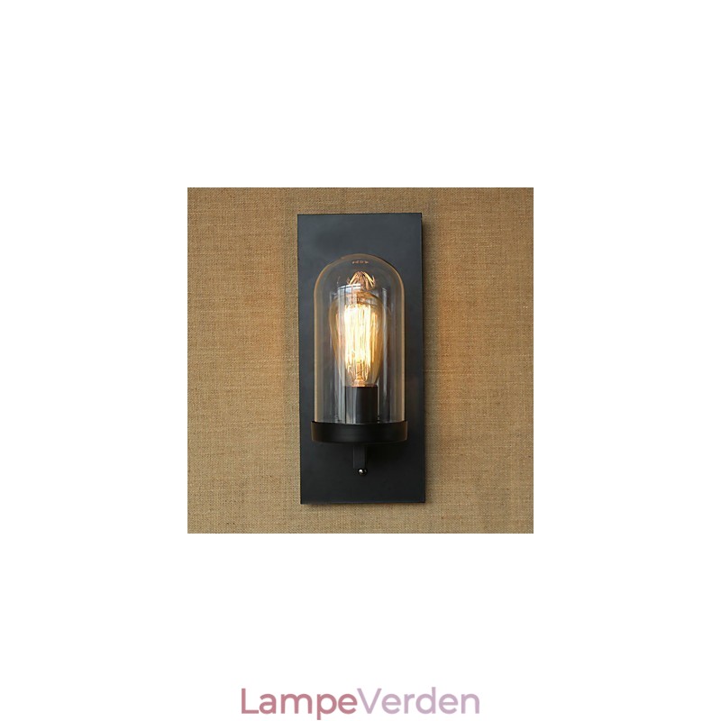 Kreativ moderne minimalistisk Restaurant Bar Amerikansk landgang trapper Edison væg enkelt pandelampe glas