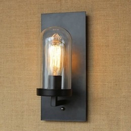 Kreativ moderne minimalistisk Restaurant Bar Amerikansk landgang trapper Edison væg enkelt pandelampe glas