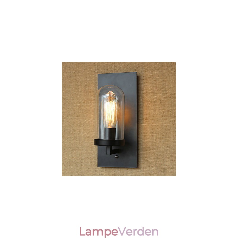 Kreativ moderne minimalistisk Restaurant Bar Amerikansk landgang trapper Edison væg enkelt pandelampe glas