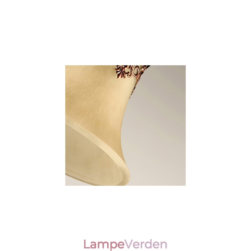 Vintage Country Island Maleri Metal Flush Mount