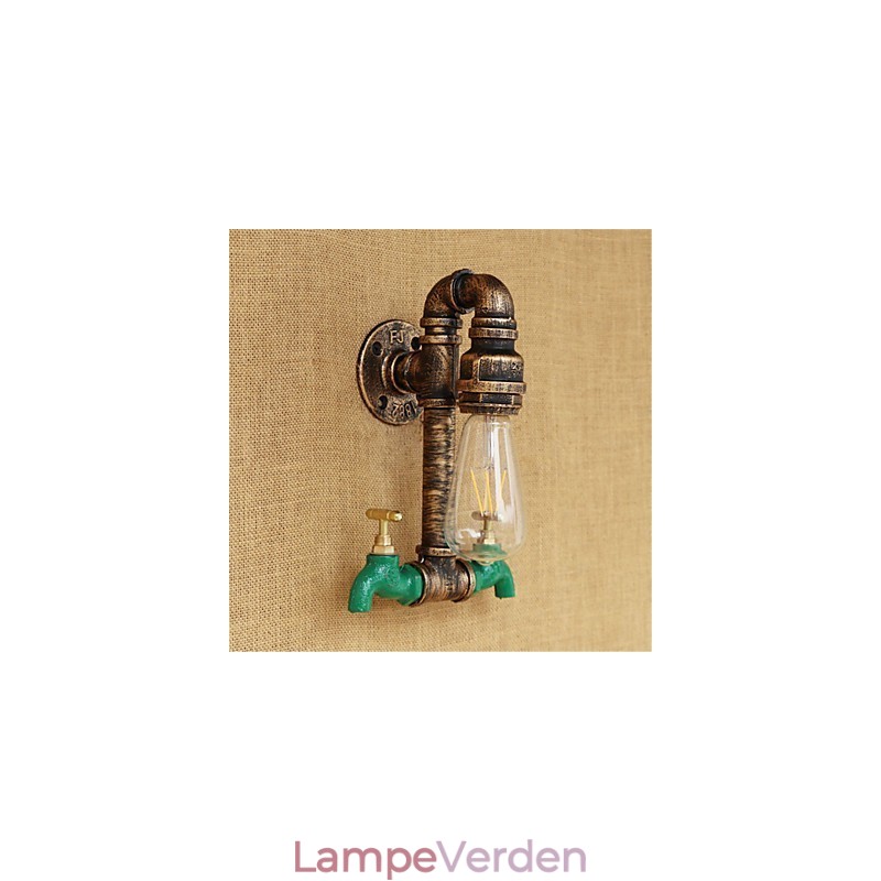 Country Retro Painting Feature for Mini Style Ambient Light Wall Sconces Wall Light