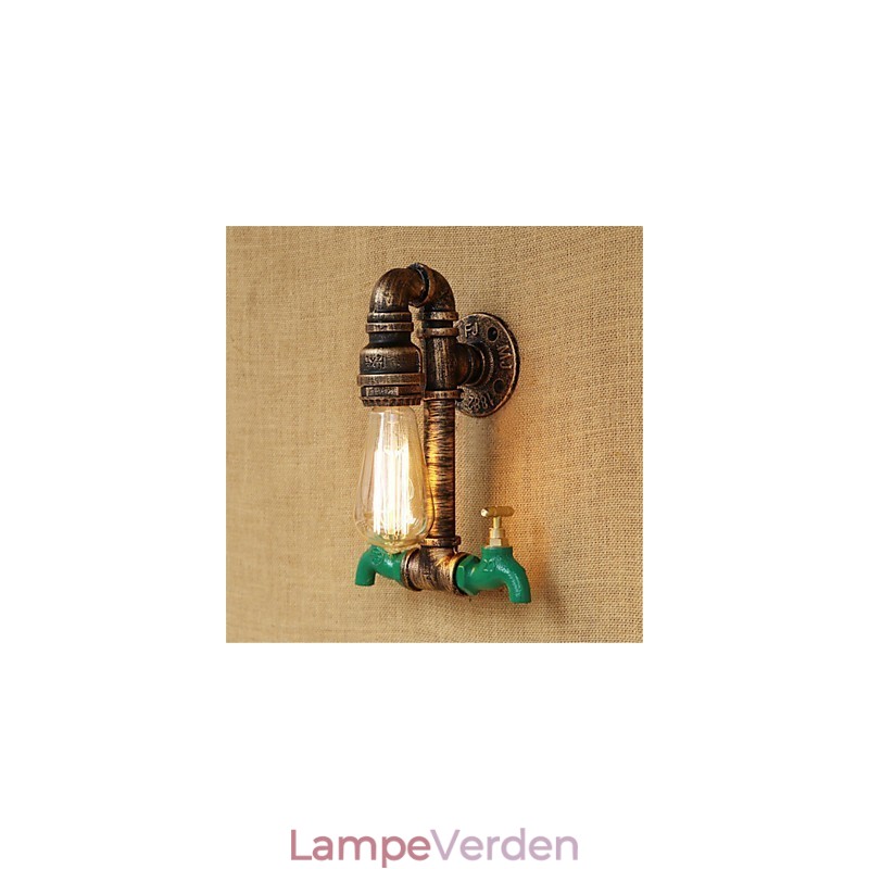 Country Retro Painting Feature for Mini Style Ambient Light Wall Sconces Wall Light