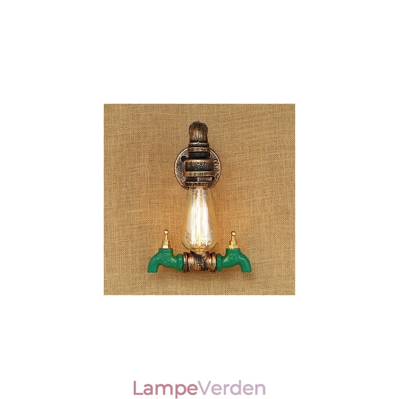 Country Retro Painting Feature for Mini Style Ambient Light Wall Sconces Wall Light