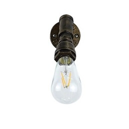 Væglampe Væglamper Vægjern Væglampe Stum Sort Lyssværd Lampe På Væg
