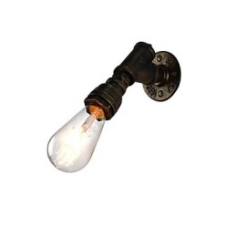 Væglampe Væglamper Vægjern Væglampe Stum Sort Lyssværd Lampe På Væg