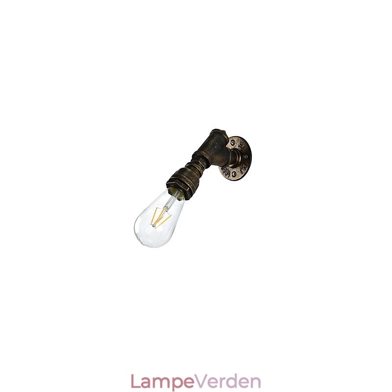 Væglampe Væglamper Vægjern Væglampe Stum Sort Lyssværd Lampe På Væg